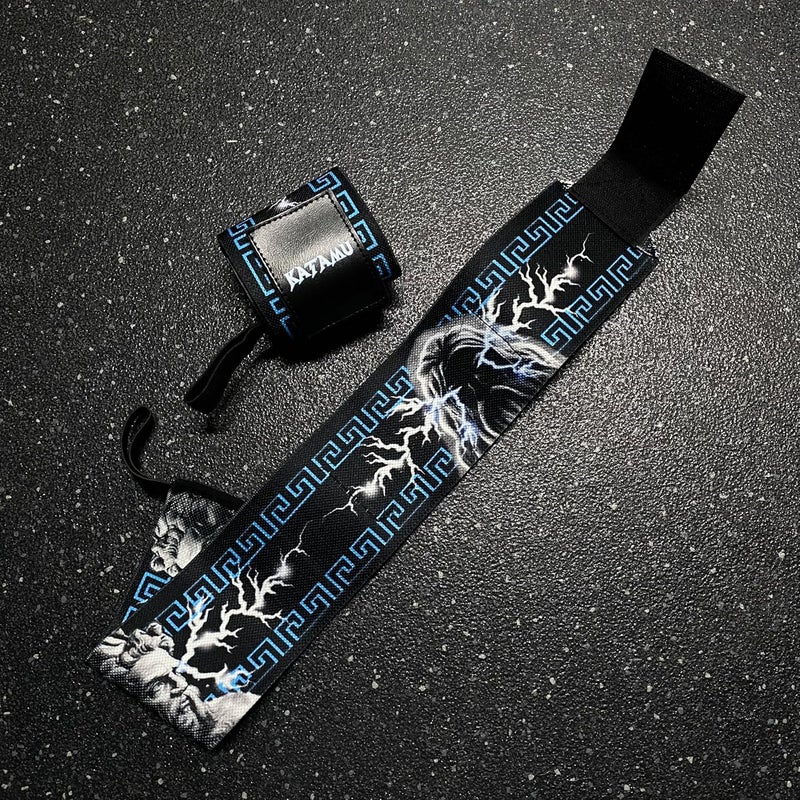 Katamu | Premium Wrist Straps | Wrist Support for Weighlifting, Powerlifting and Bodybuilding - Image 4